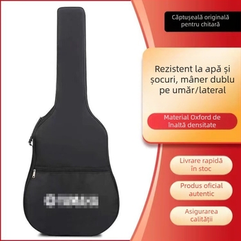 Geantă pentru chitară, unisex, material Oxford, impermeabilă și rezistentă la șocuri