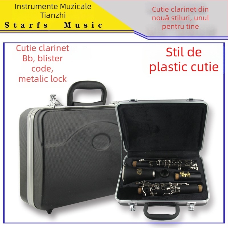 Geantă pentru clarinet - cutie din lemn, Tian Zhiyin, pentru instrument muzical