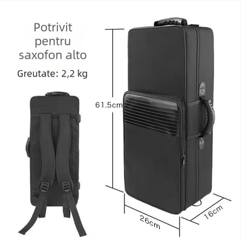 Geantă rucsac pentru saxofon – nylon, unisex, husă instrument pentru antrenament în afara campusului