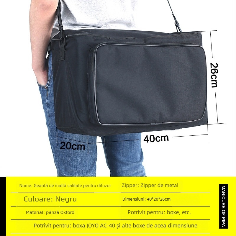 Geantă pentru boxa chitarei AC20/40, material Oxford, portabilă pentru exterior