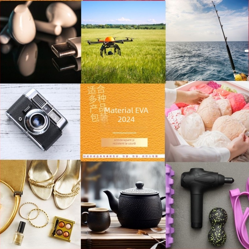 Husă pentru căști din EVA, rezistentă la umiditate și abraziune, procesare personalizabilă, ediția de iarnă 2023, pentru instruire în afara campusului