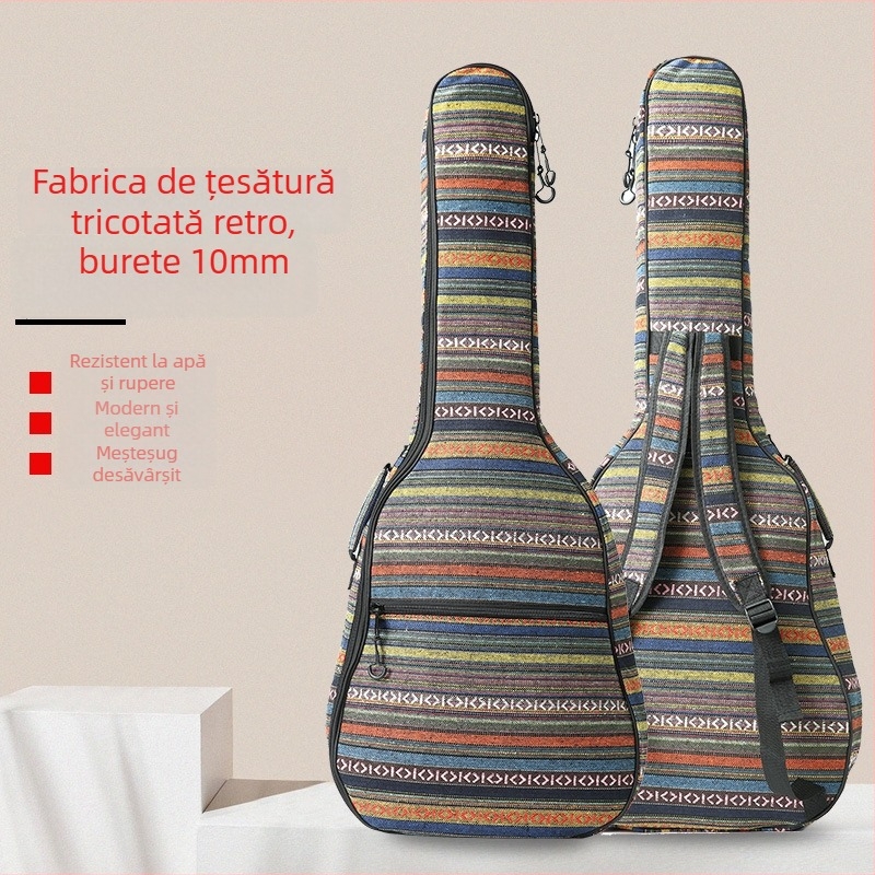 Geantă pentru chitară A7 – material Oxford, unisex, pentru antrenament în afara campusului