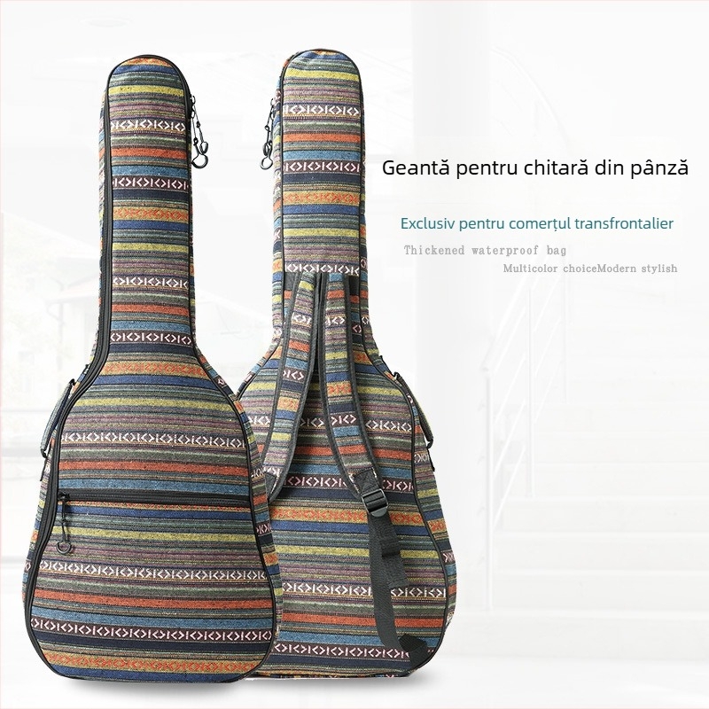 Geantă pentru chitară A7 – material Oxford, unisex, pentru antrenament în afara campusului
