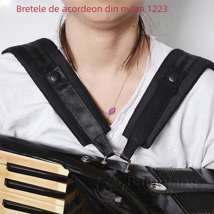 Curea pentru acordeon 120 bas, model 1223, BULUOLANG, material Oxford