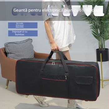 Geantă pentru tastatură electronică din material Oxford, căptușeală din poliester, impermeabilă, rucsac