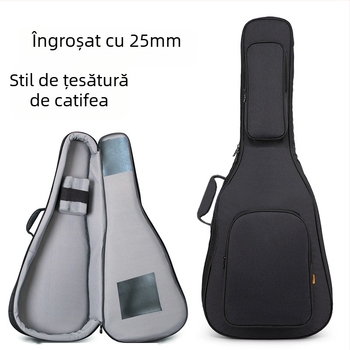 Geantă pentru chitară din Oxford — impermeabilă, izolată, rezistentă la uzură, anti-seismică (unisex)