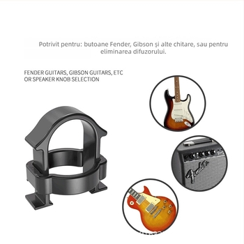 Unealtă pentru extragerea butonului de pe chitară electrică, material ABS, accesoriu pentru înlocuirea butonului