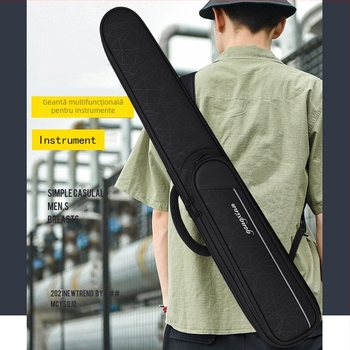 Geantă pentru saxofon din material Oxford, căptușeală din spumă groasă, ultra-ușoară, rezistentă la uzură, purtare pe umăr sau ca rucsac
