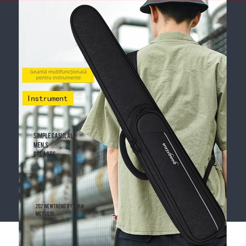 Geantă pentru saxofon din material Oxford, căptușeală din spumă groasă, ultra-ușoară, rezistentă la uzură, purtare pe umăr sau ca rucsac