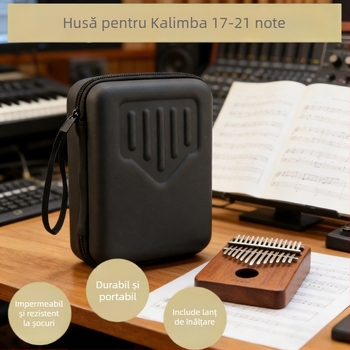 Cutie Kalimba – pentru 17–21 chei, spumă EVA, rezistentă la șocuri, impermeabilă, căptuită în interior
