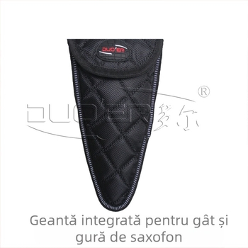 Geantă pentru instrumente de suflat Doyle, material Oxford, stil clutch, căptușită cu bumbac, fără curea, mediu moale