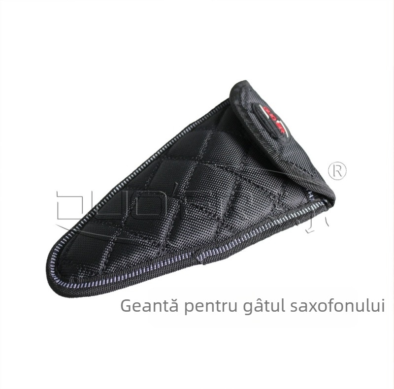 Geantă pentru instrumente de suflat Doyle, material Oxford, stil clutch, căptușită cu bumbac, fără curea, mediu moale