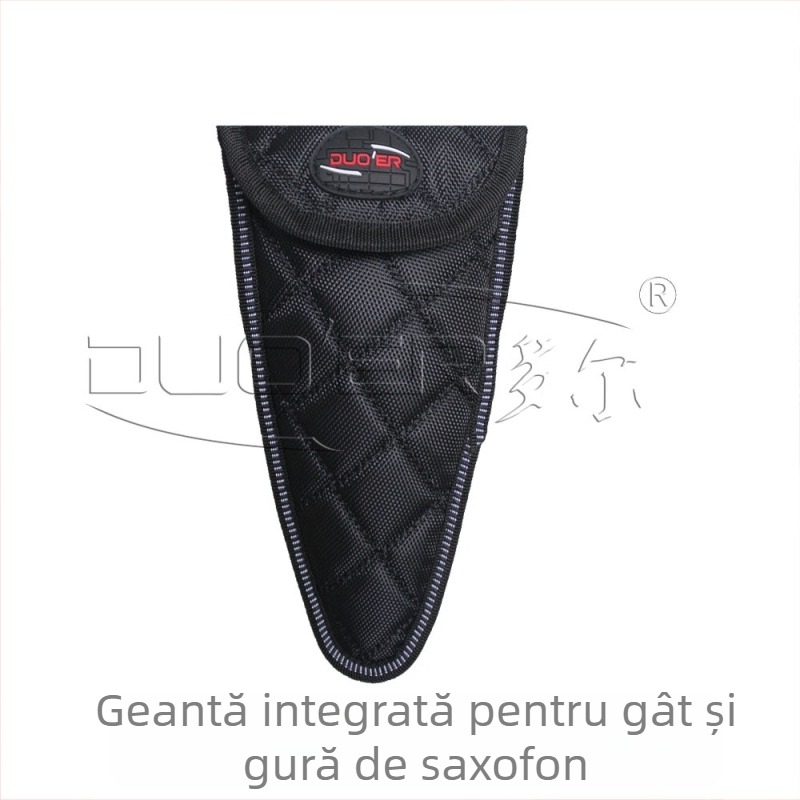Geantă pentru instrumente de suflat Doyle, material Oxford, stil clutch, căptușită cu bumbac, fără curea, mediu moale