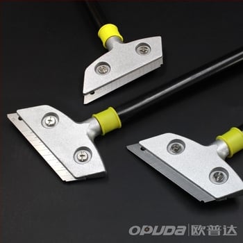 Cuțit de curățare a geamului, lamă din oțel inoxidabil, mâner din oțel, OPDA Tools, seria Cuțite de curățare