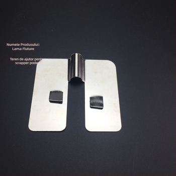 Lamă fluture din oțel inoxidabil pentru racletă de podea din PVC pentru spații sportive, însoțită de lamă auxiliară