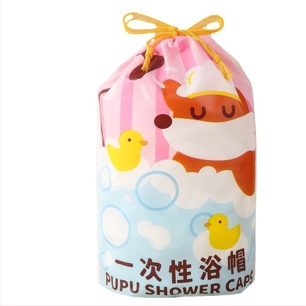 Bonetă de duș de unică folosință - grosime extra, impermeabilă, rezistentă la praf și fum - bonnetă pentru vopsire păr, femei (PE, 60 g, universală)