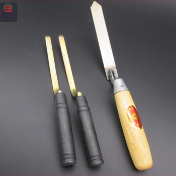 Pulan unealtă pentru curățarea rosturilor plăcililor cu mâner din lemn și bază din oțel 45# pentru etanșarea rosturilor pe pereți