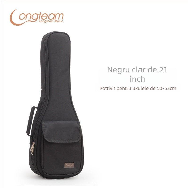 Geantă pentru ukulele, din velur nylon, model UB-05S, brand Longteam/Langtin, pentru instrumente muzicale