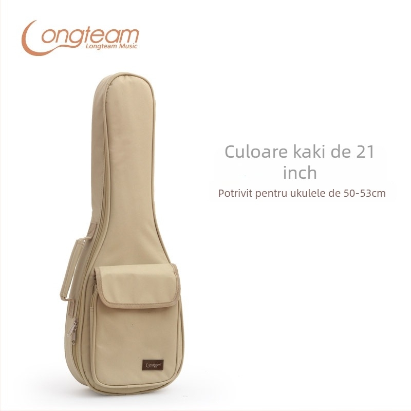Geantă pentru ukulele, din velur nylon, model UB-05S, brand Longteam/Langtin, pentru instrumente muzicale