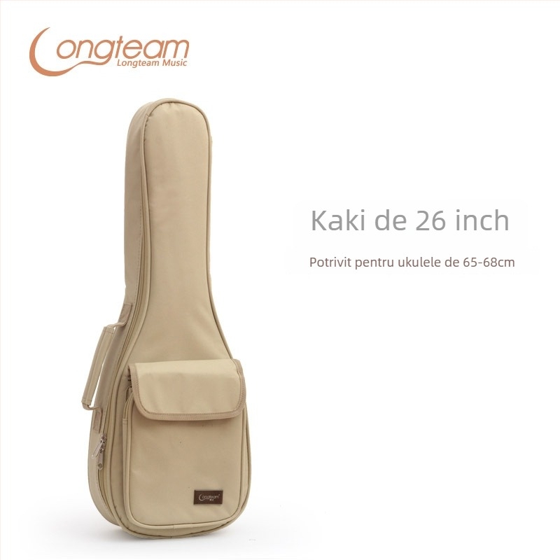 Geantă pentru ukulele, din velur nylon, model UB-05S, brand Longteam/Langtin, pentru instrumente muzicale