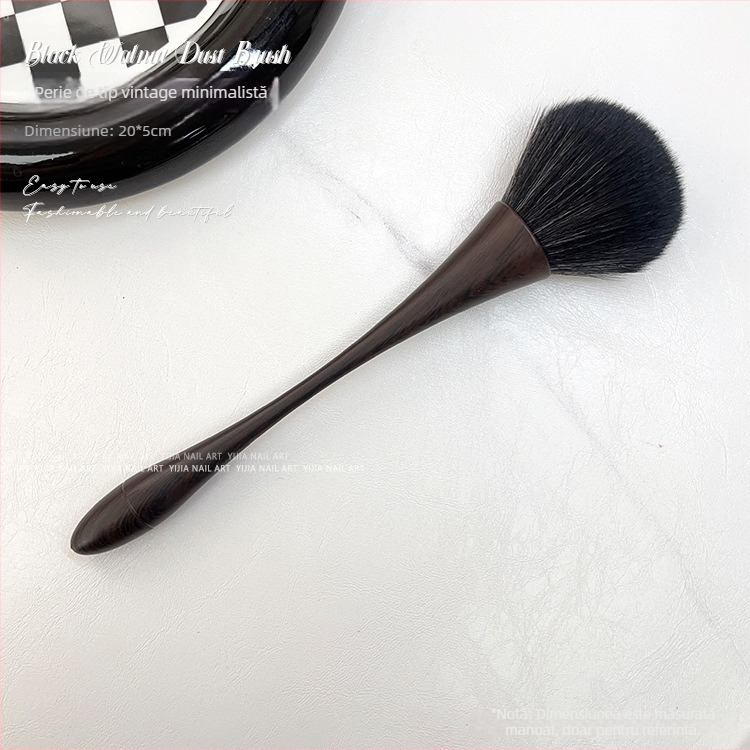 Perie pentru praf de unghii, design minimalist în stil vintage; marcă Others, marcă locală, neimportată, perie pentru praf.