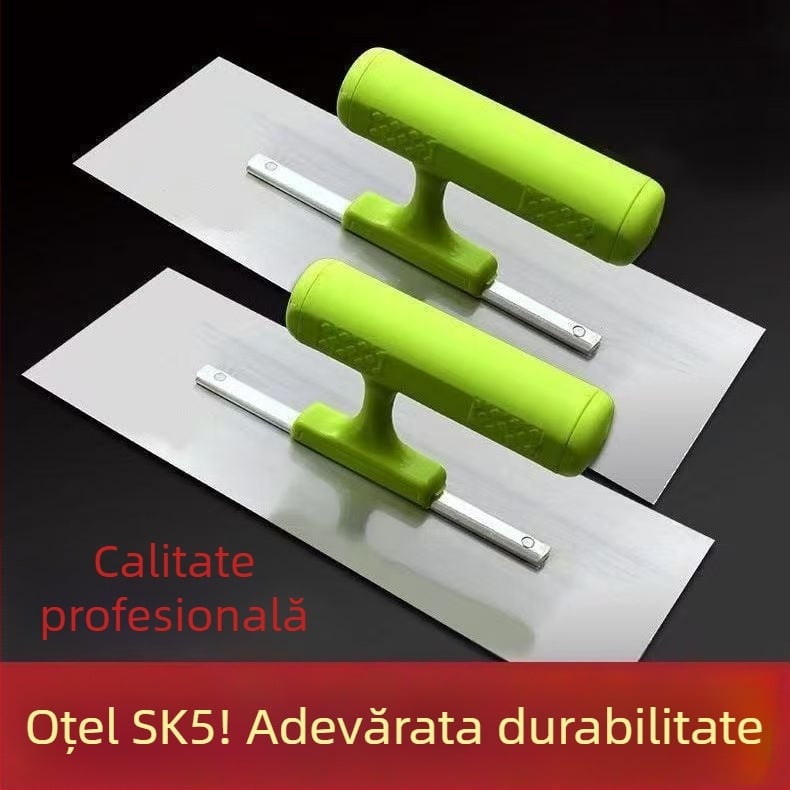 Mistrie din oțel inoxidabil pentru tencuială și cuțit pentru chit
