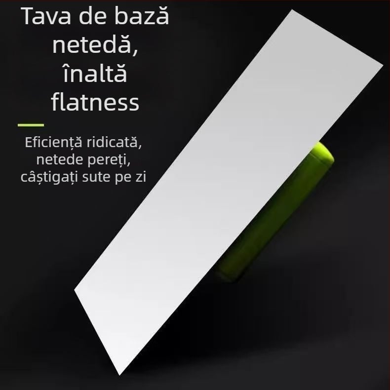 Mistrie din oțel inoxidabil pentru tencuială și cuțit pentru chit