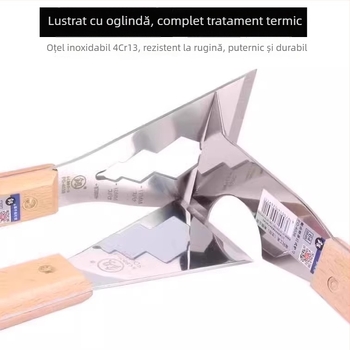 Scraper multifuncțional din oțel inoxidabil pentru glet și ciment