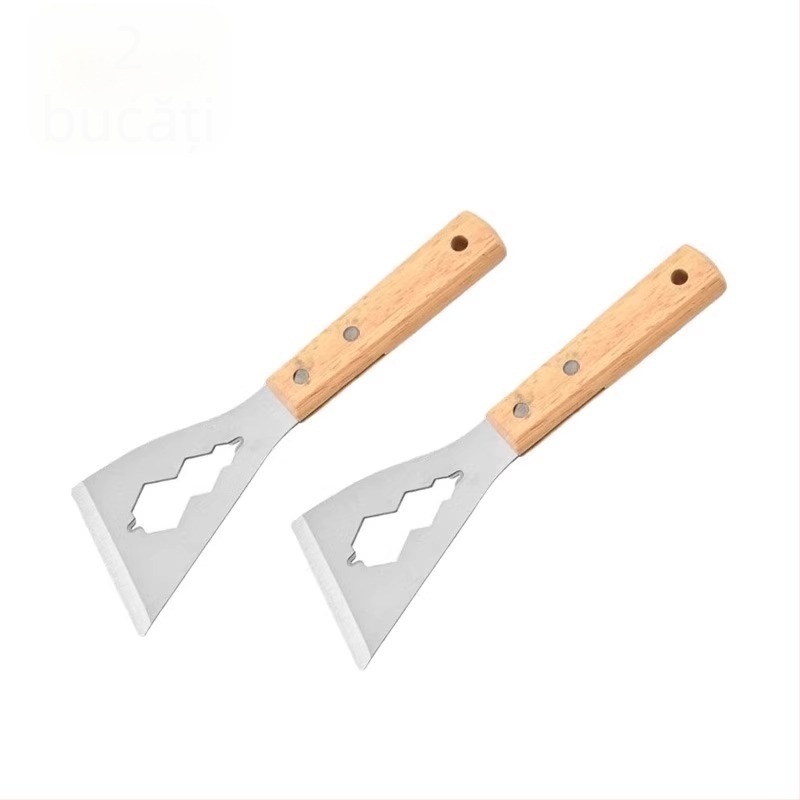 Scraper multifuncțional din oțel inoxidabil pentru glet și ciment