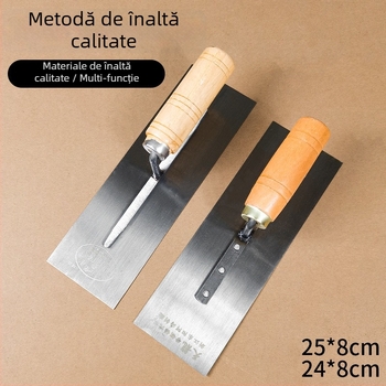 Spatulă de zidărie cu mâner din lemn, serie cuțit plat, Yongsen