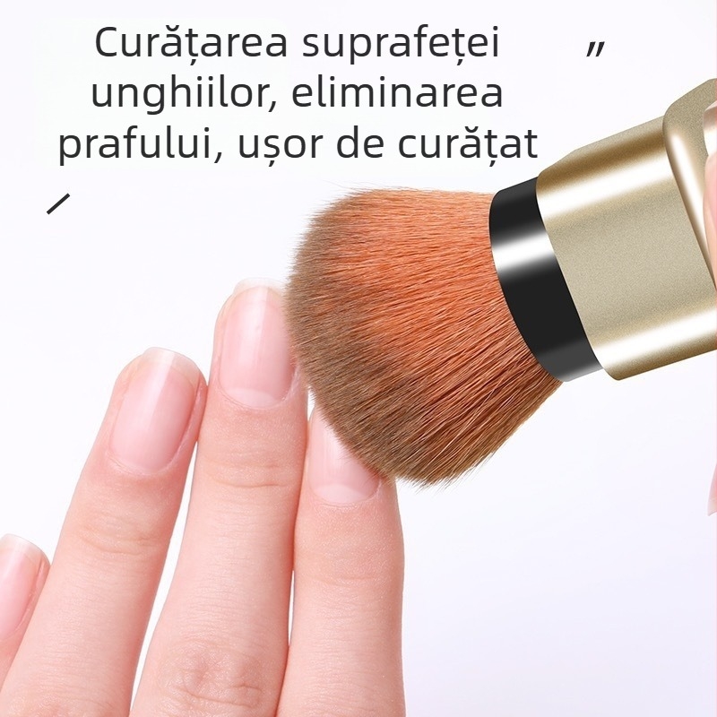 Pensulă pentru blush, păr de nylon, mâner din plastic, design telescopic, ambalaj single
