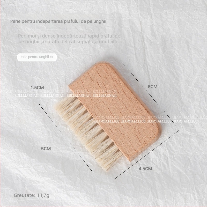 Perie pentru praf în arta unghiilor — SULLMAR | Material: alt | Conținut net: 1 | Ambalaj de bază