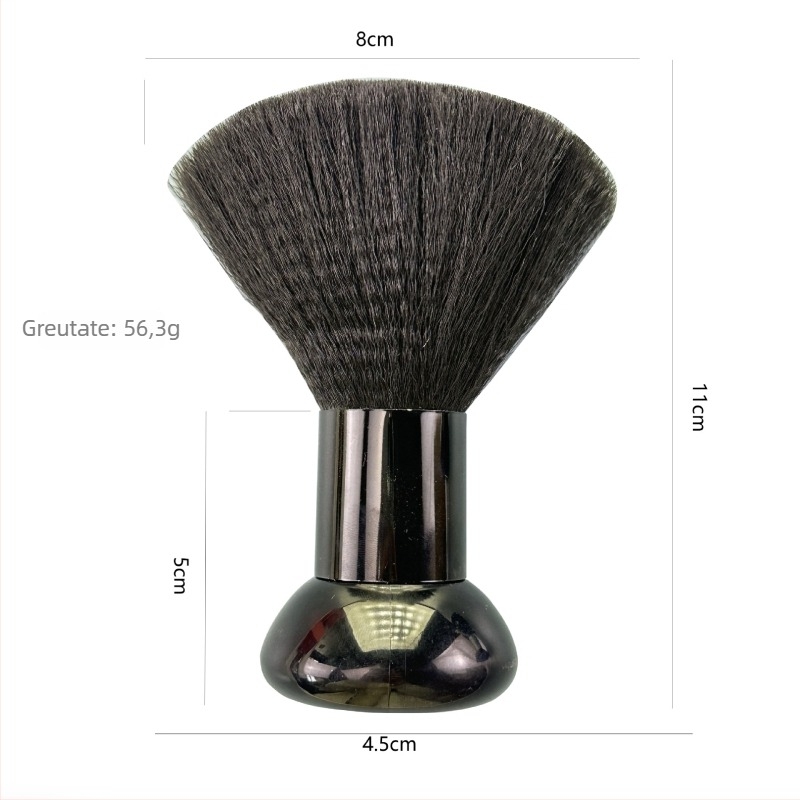 Set pensule machiaj - păr nylon, mâner din plastic, husă plastică pentru pensule, Michelle