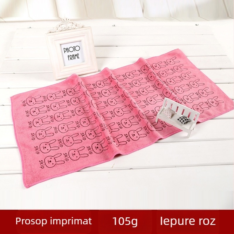 Prosop microfibră imprimat Xin Bai Li, 150D, 100–119 g, fibră poliester, Proces de imprimare