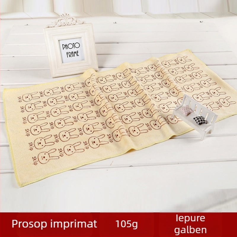 Prosop microfibră imprimat Xin Bai Li, 150D, 100–119 g, fibră poliester, Proces de imprimare