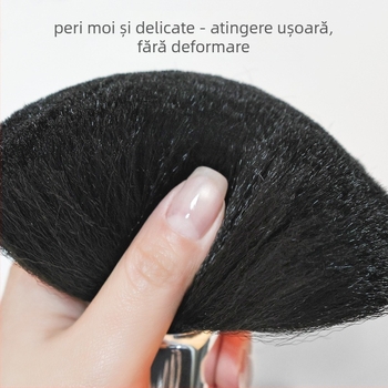 Perie pentru praf de unghii cu cap de cristal – perie specială pentru coafură, Hongnuo Beauty, Guangdong