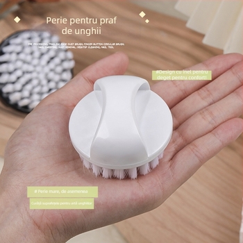 Perie de praf pentru unghii, pentru pre-tratament și curățarea suprafeței – instrument de birou pentru manichiură, OEM Light Makeup