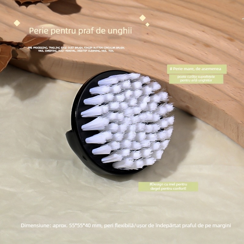 Perie de praf pentru unghii, pentru pre-tratament și curățarea suprafeței – instrument de birou pentru manichiură, OEM Light Makeup