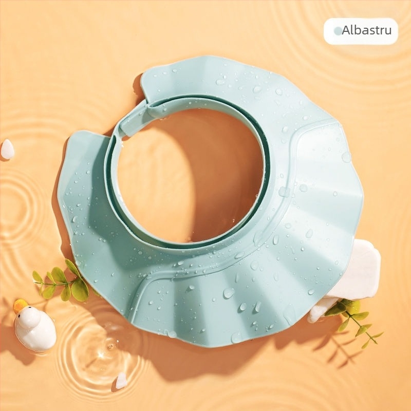 Pălărie de duș pentru adulți, protecție facială și pentru urechi, material PE, Cool Bean 64343