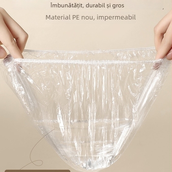 Șapcă de duș de unică folosință, impermeabilă, îngroșată, pentru femei și copii