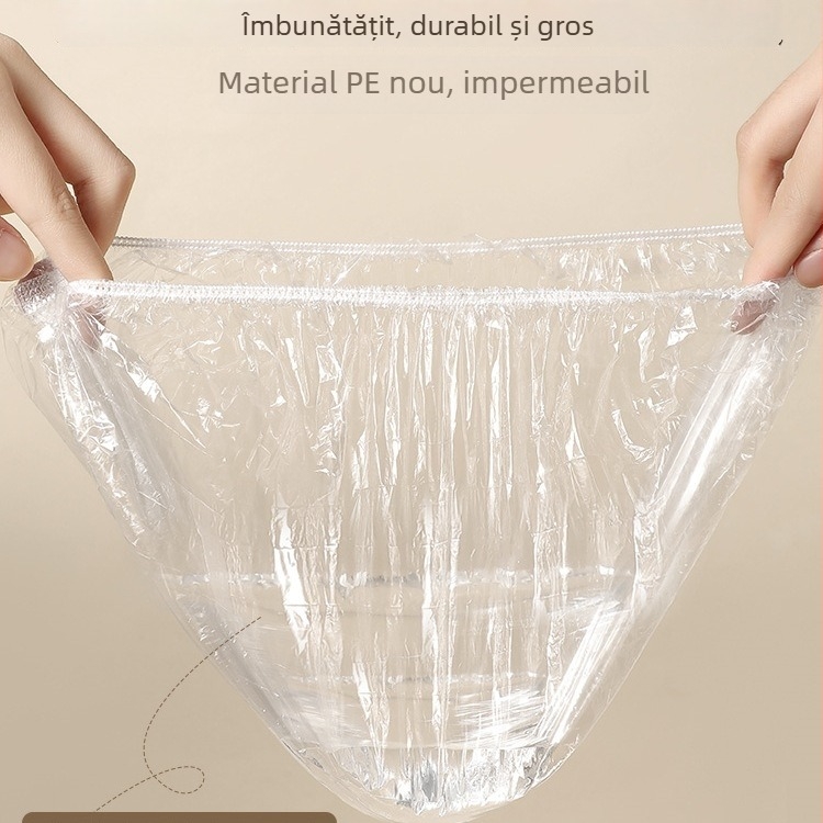 Șapcă de duș de unică folosință, impermeabilă, îngroșată, pentru femei și copii