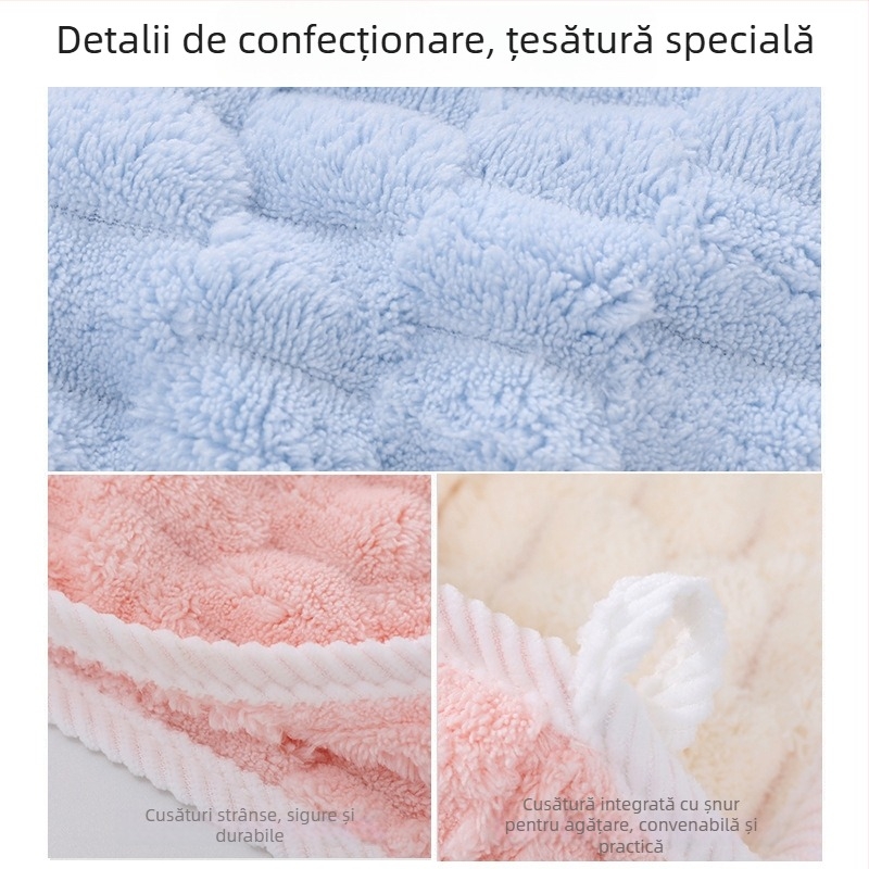 Căciulă pentru păr din fleece coral, cusută, 140–169 g, fir 21