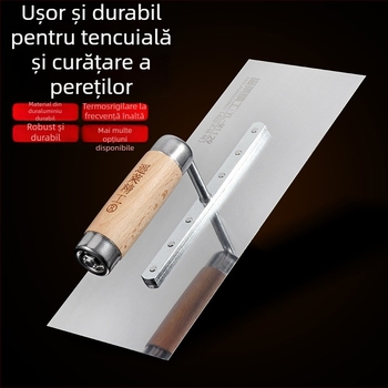 Spatulă de glet din oțel inoxidabil pentru arhitectură, model Putty scraper, marca 0001