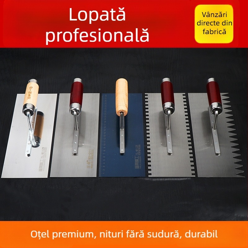 Spatulă de glet din oțel inoxidabil pentru arhitectură, model Putty scraper, marca 0001