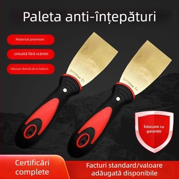 Han Qiang cuțit de chit din cupru pur, rezistent la explozii, fără scântei, destinat echipament Melt-Blown