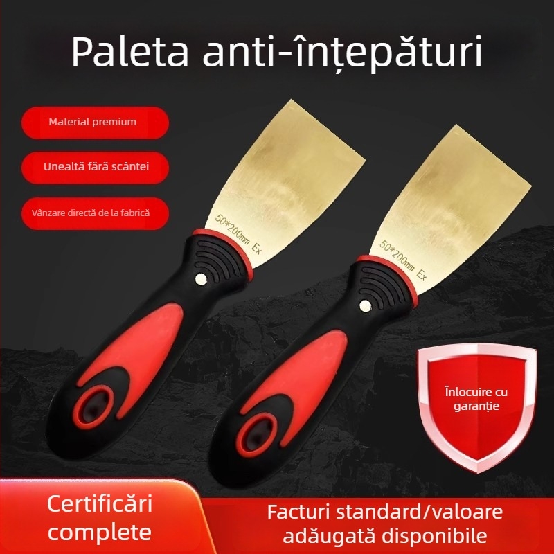 Han Qiang cuțit de chit din cupru pur, rezistent la explozii, fără scântei, destinat echipament Melt-Blown