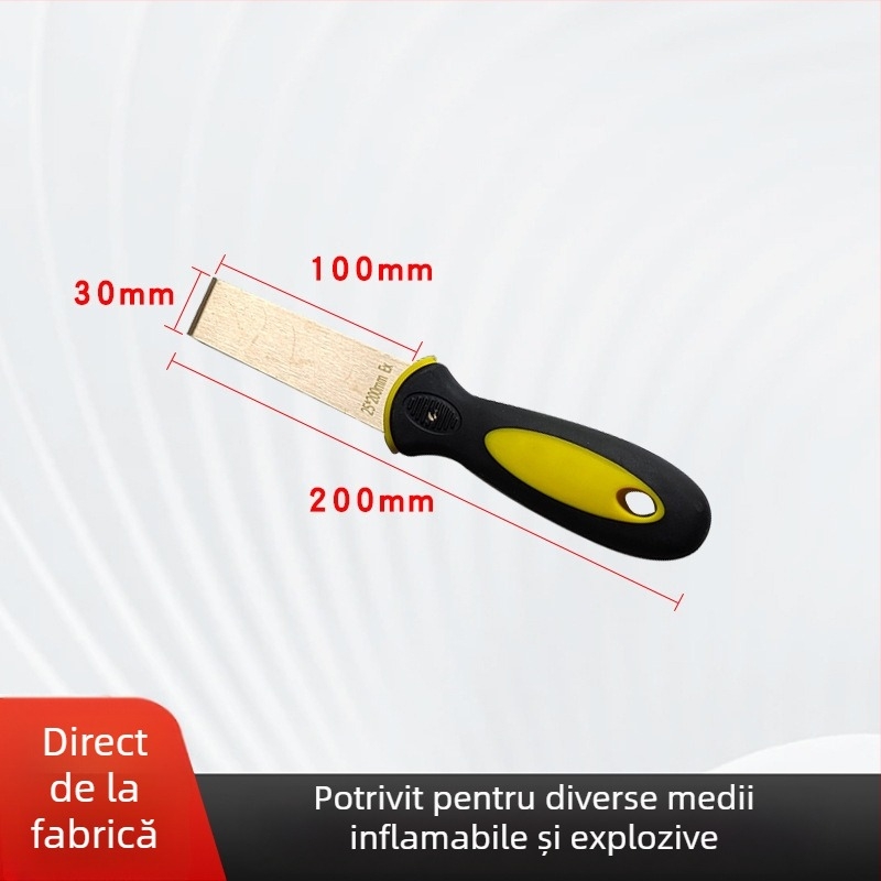 Han Qiang cuțit de chit din cupru pur, rezistent la explozii, fără scântei, destinat echipament Melt-Blown