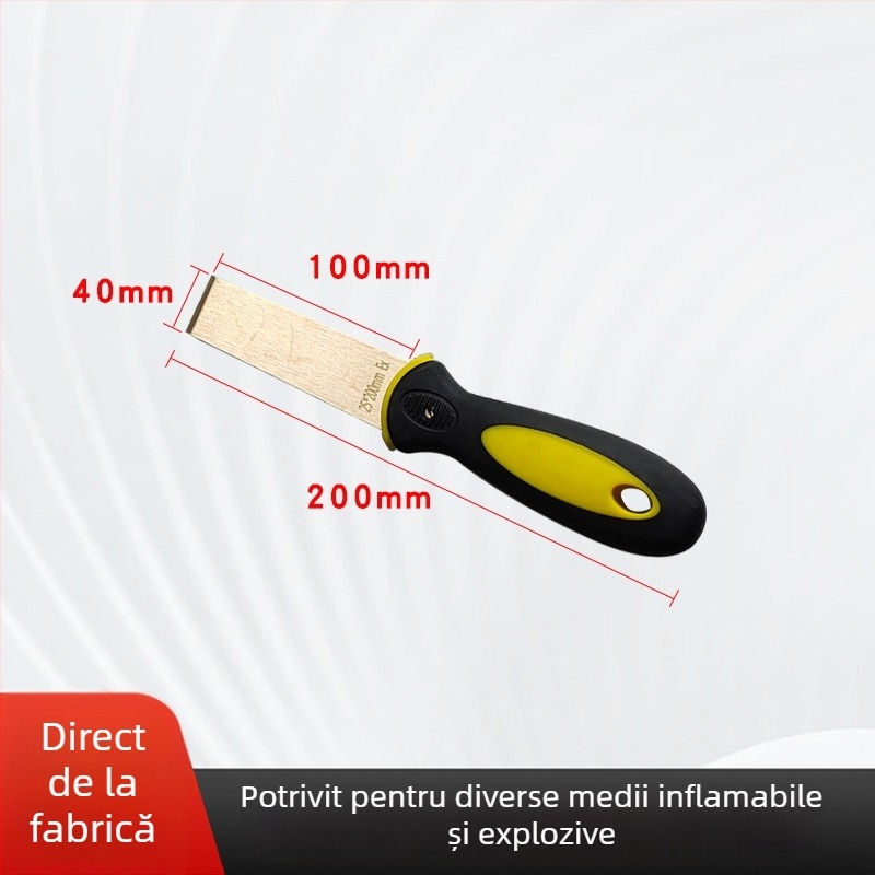 Han Qiang cuțit de chit din cupru pur, rezistent la explozii, fără scântei, destinat echipament Melt-Blown