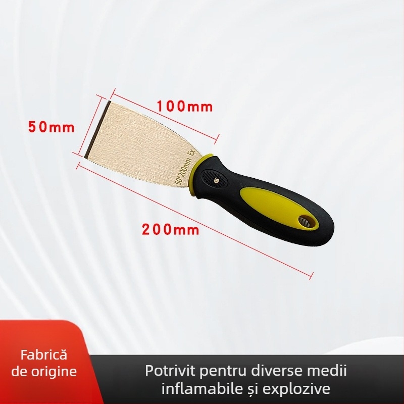 Han Qiang cuțit de chit din cupru pur, rezistent la explozii, fără scântei, destinat echipament Melt-Blown