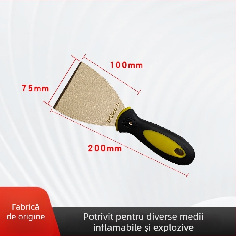 Han Qiang cuțit de chit din cupru pur, rezistent la explozii, fără scântei, destinat echipament Melt-Blown